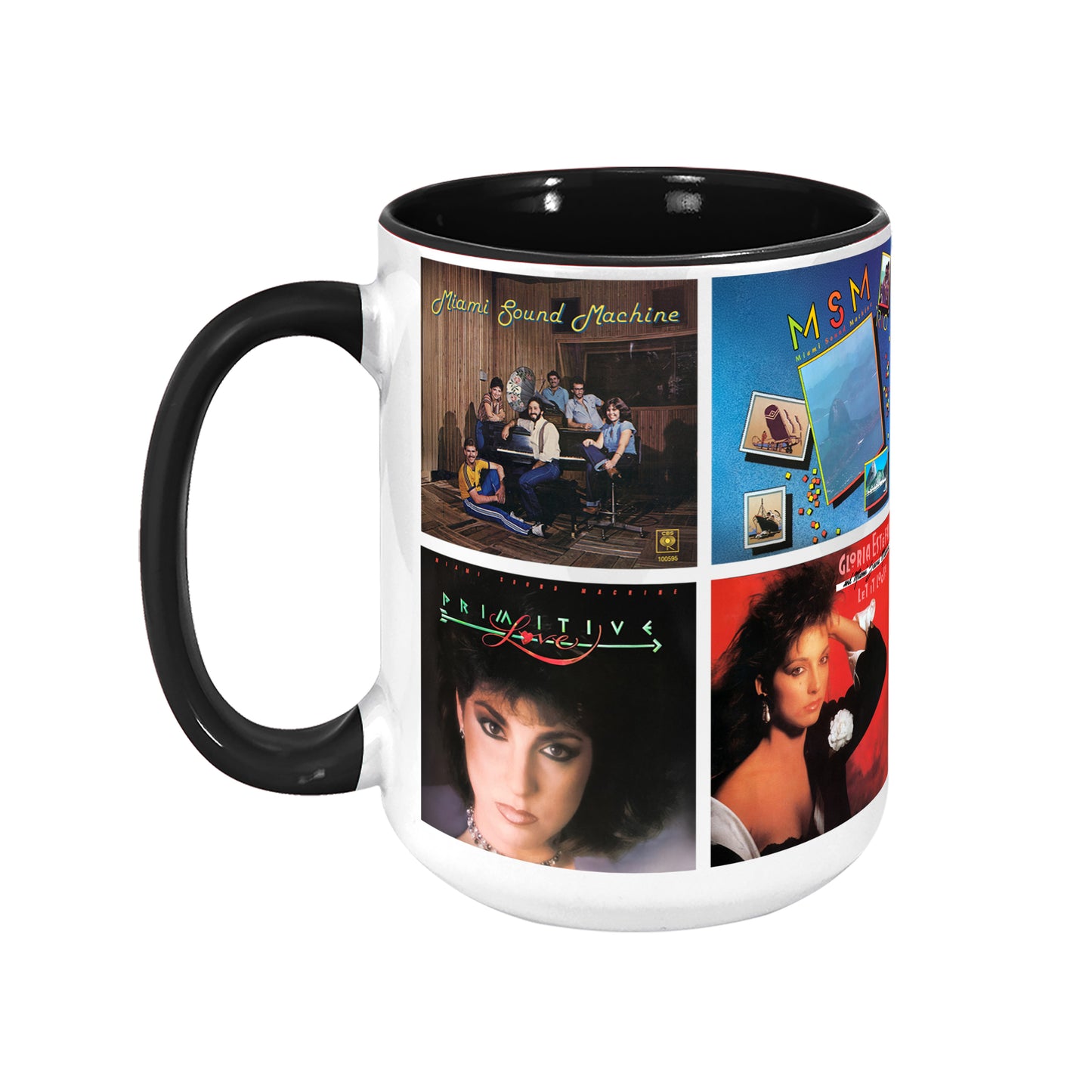 Miami Sound Machine & Gloria Estefan Albums Cover Collection Retro Mug