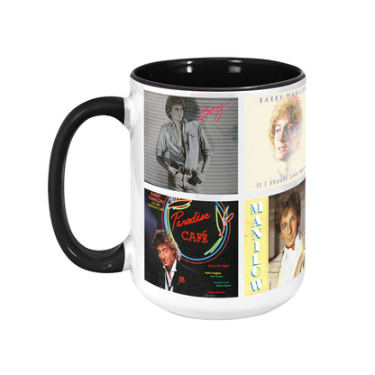 Barry Manilow Albums Cover 80s Collection Retro Mug