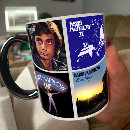 Barry Manilow Albums Cover 70s Collection Retro Mug