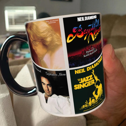 Neil Diamond Albums Cover Collection Retro Mug