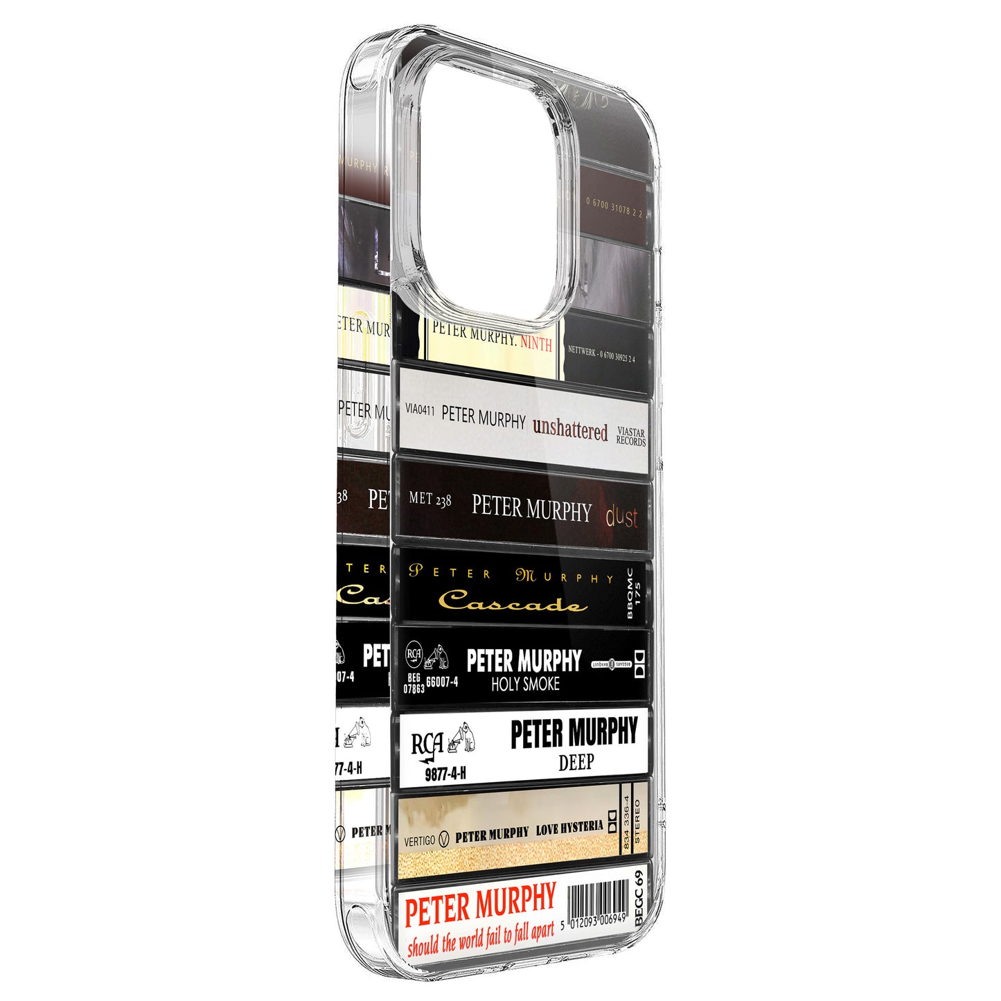 Peter Murphy Albums Cassette Collection Retro Phone Case