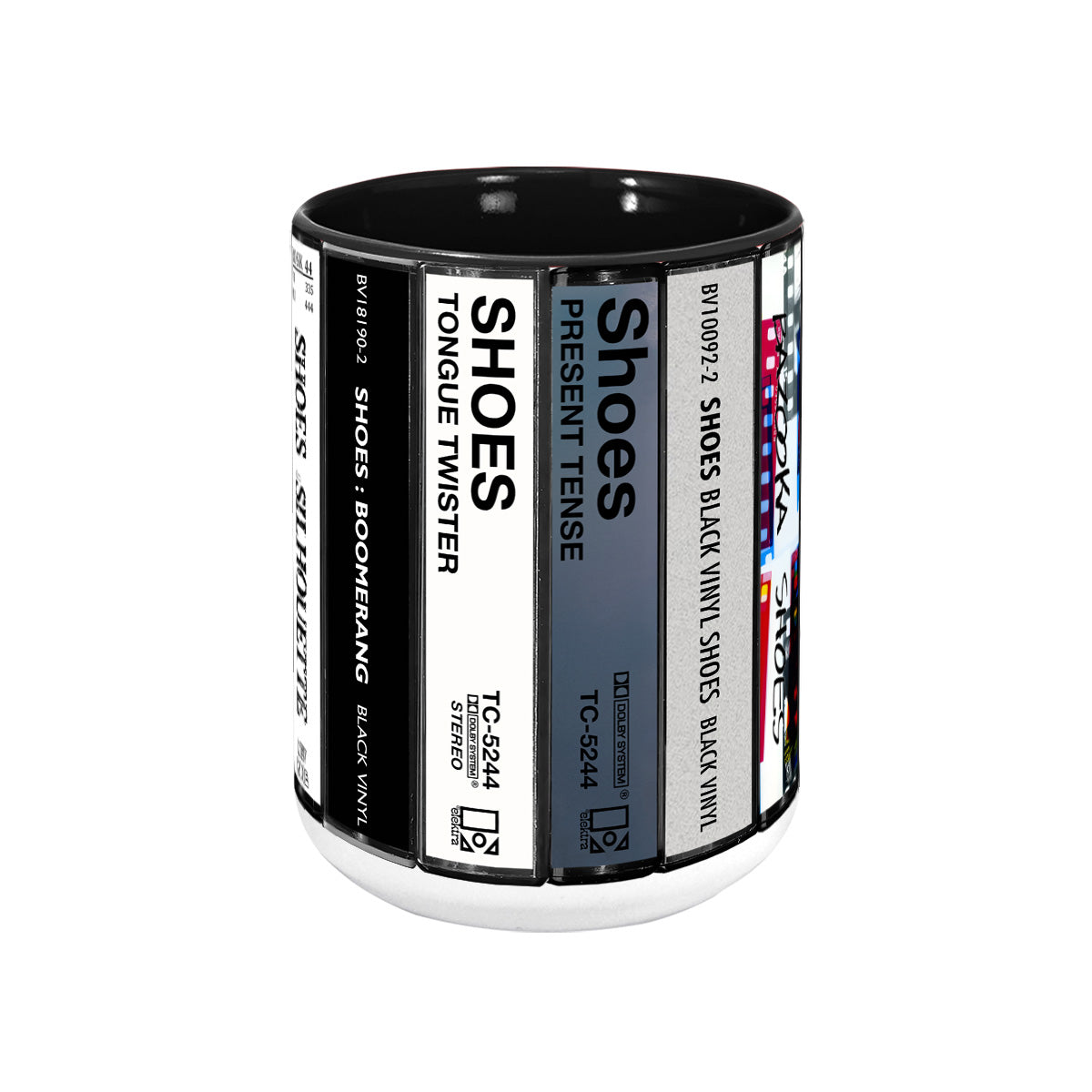 Shoes Albums Cassette Collection Retro Accent Mug