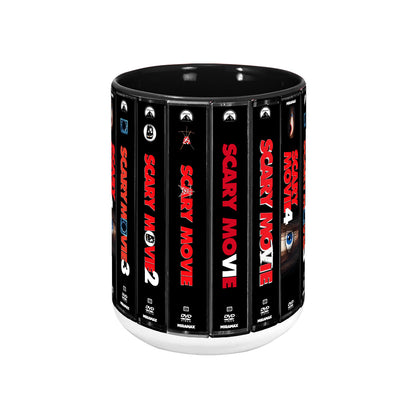 Scary Movie DVD Movies Collection Retro Accent Mug