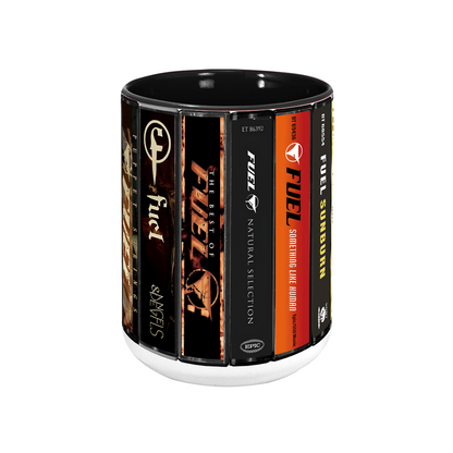 Fuel Albums Cassette Collection Retro Accent Mug
