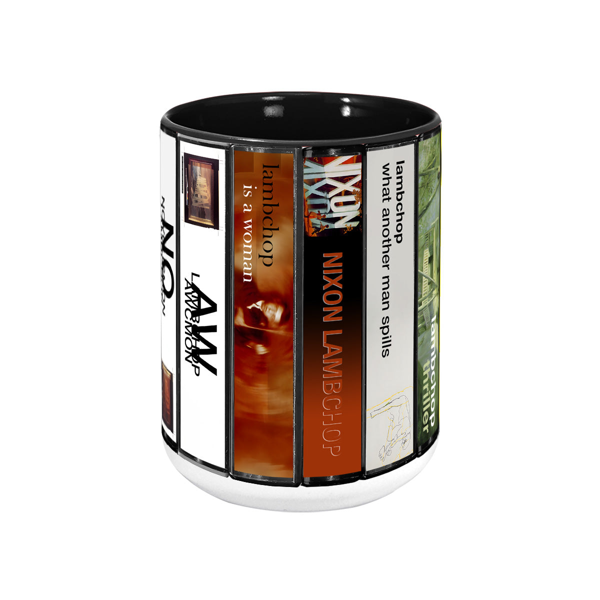Lambchop Albums Cassette Collection Retro Accent Mug
