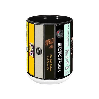 The Avett Brothers Albums Cassette Collection Retro Accent Mug
