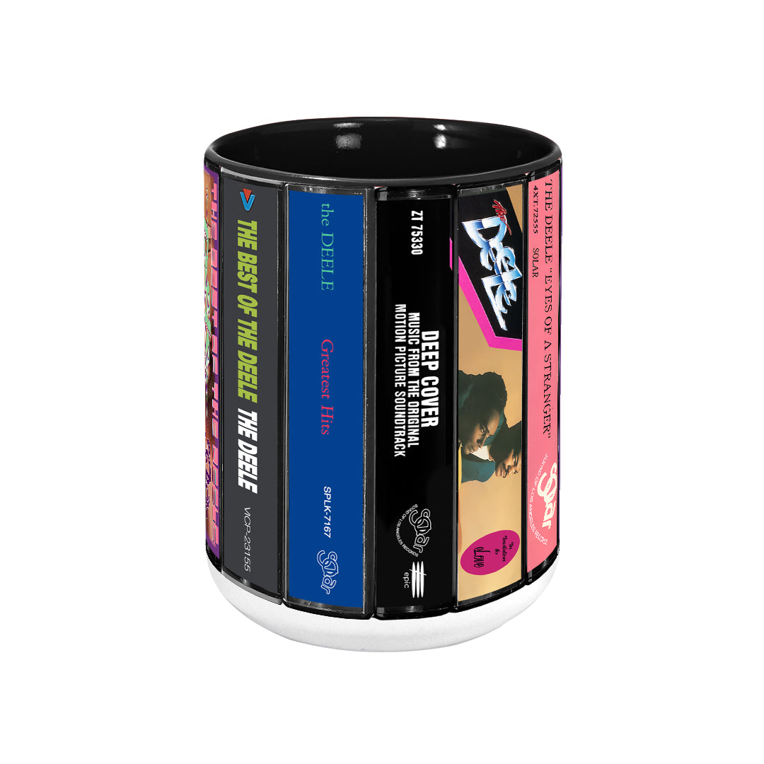 The Deele Albums Cassette Collection Retro Accent Mug