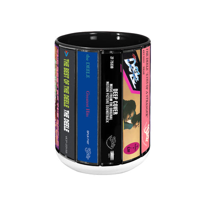 The Deele Albums Cassette Collection Retro Accent Mug