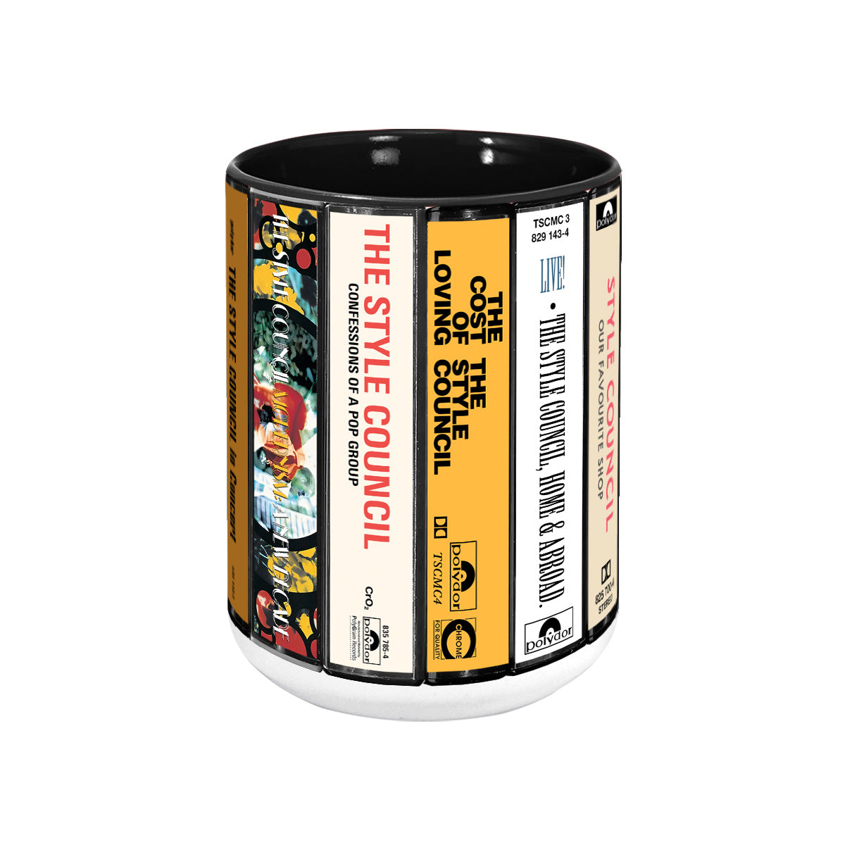 The Style Council Albums Cassette Collection Retro Accent Mug