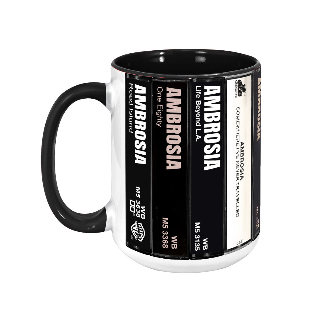 Ambrosia Albums Cassette Collection Retro Accent Mug