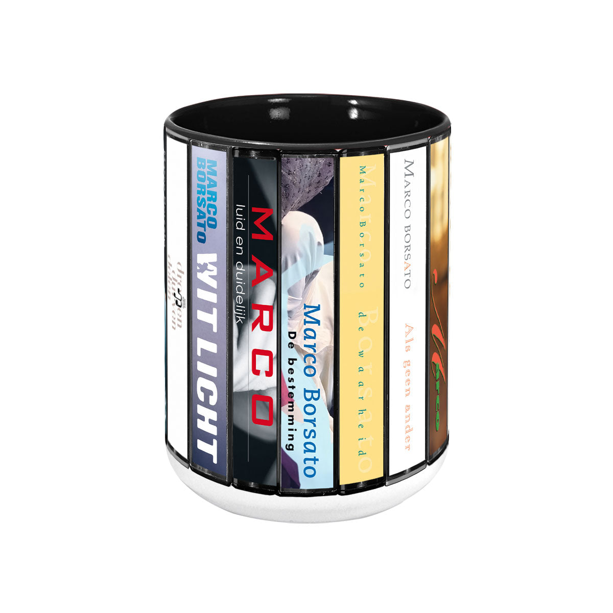 Marco Borsato Albums Cassette Collection Retro Accent Mug