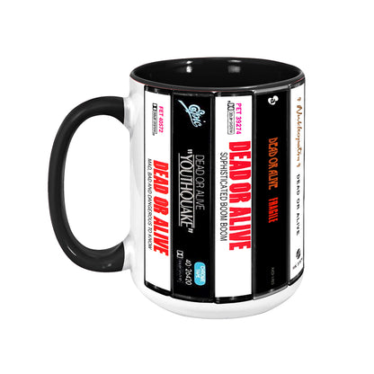 Dead or Alive Albums Cassette Collection Retro Accent Mug