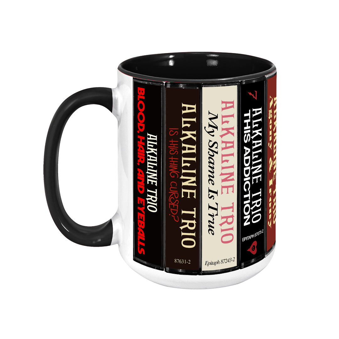 Alkaline Trio Albums Cassette Collection Retro Accent Mug