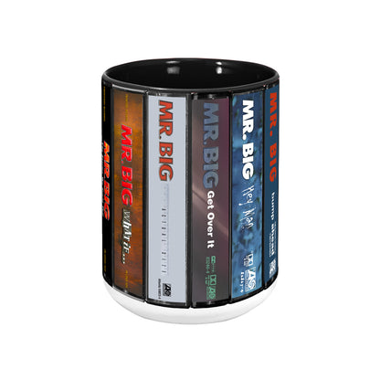 Mr. Big Albums Cassette Collection Retro Accent Mug