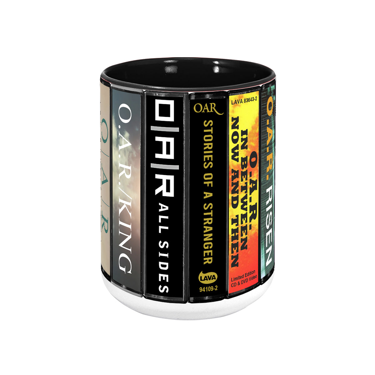 O.A.R. Albums Cassette Collection Retro Accent Mug