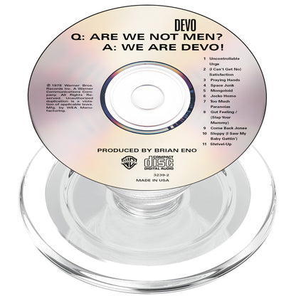 Q. Are We Not Men? A: We Are Devo! CD Magnetic Phone Grip - Devo