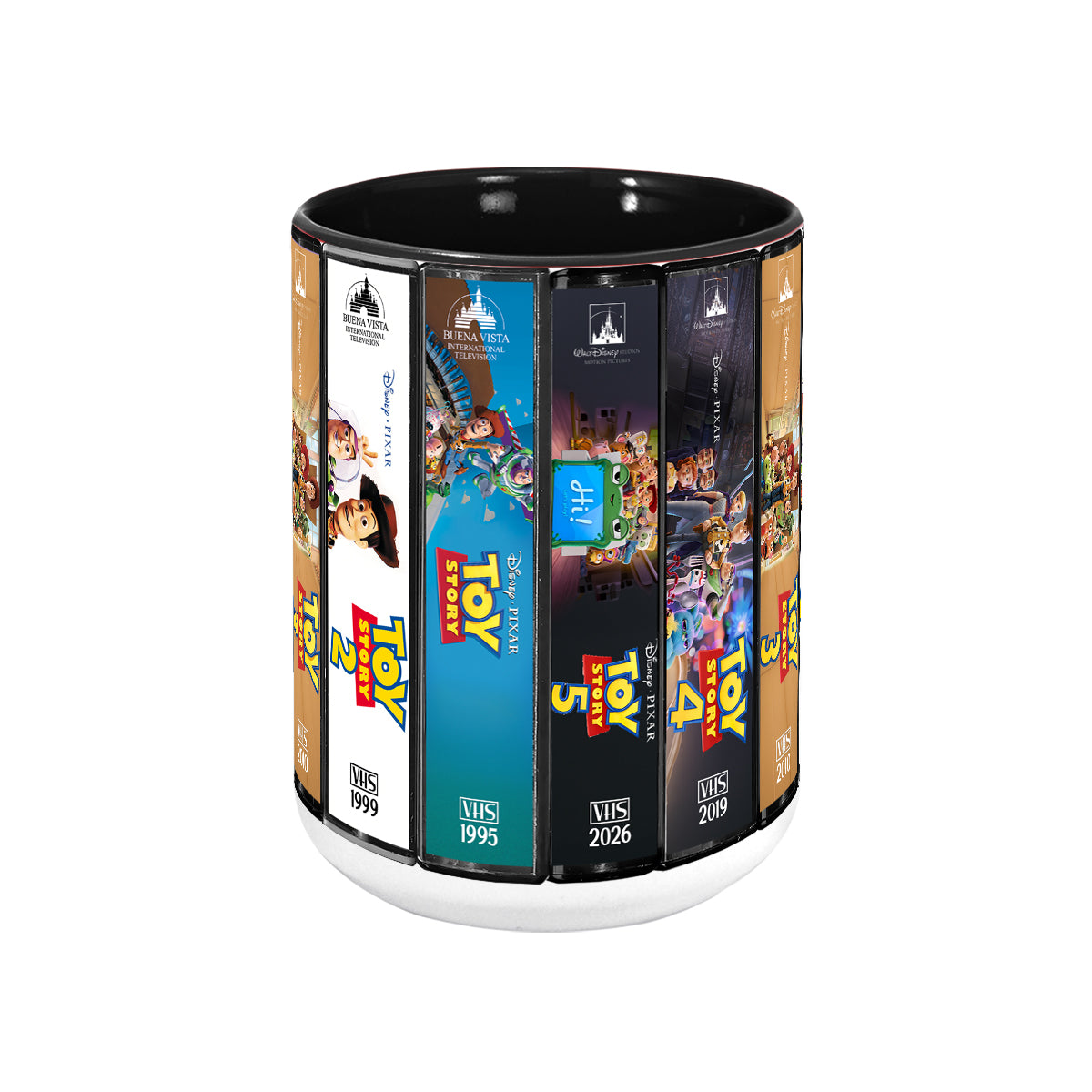 Toy Story VHS Movies Collection Accent Mug