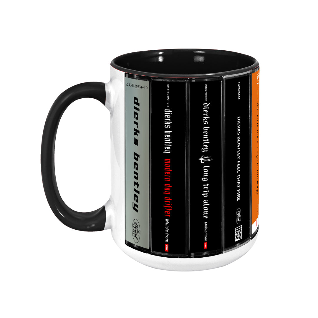 Dierks Bentley Albums Cassette Collection Retro Accent Mug