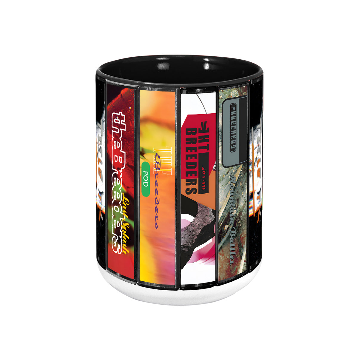 The Breeders Albums Cassette Collection Retro Accent Mug