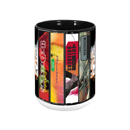 The Breeders Albums Cassette Collection Retro Accent Mug