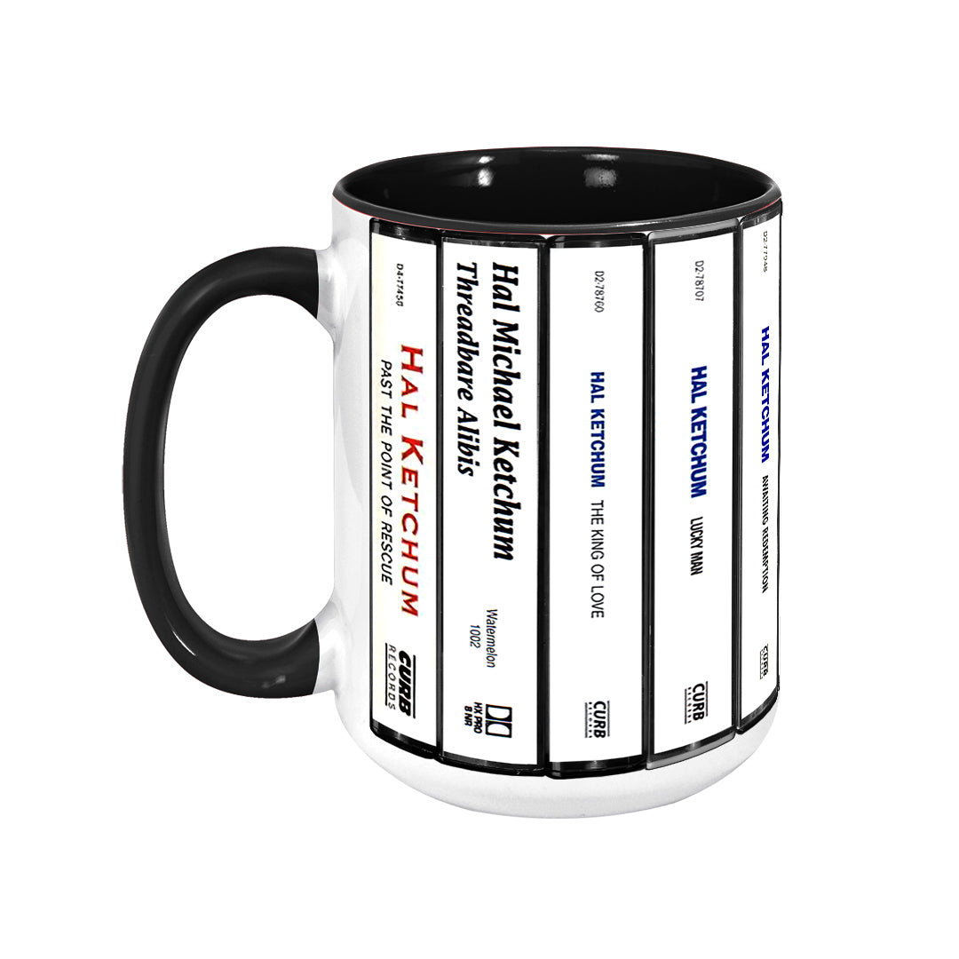 Hal Ketchum Albums Cassette Retro Collection Accent Mug