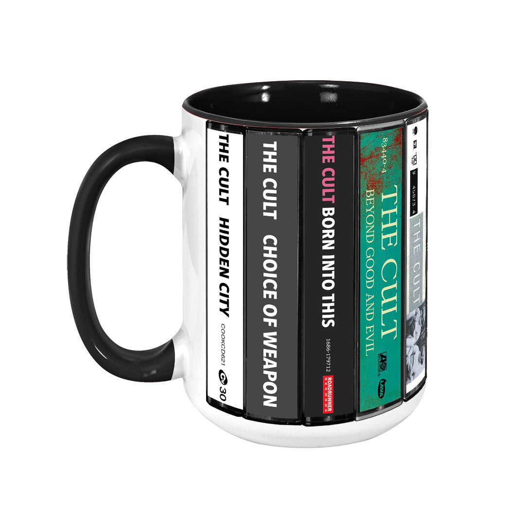 The Cult Albums Cassette Collection Retro Accent Mug