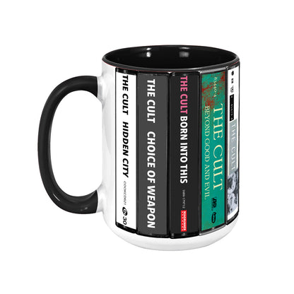 The Cult Albums Cassette Collection Retro Accent Mug