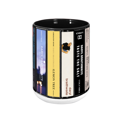 Daryl Braithwaite Albums Cassette Collection Retro Accent Mug