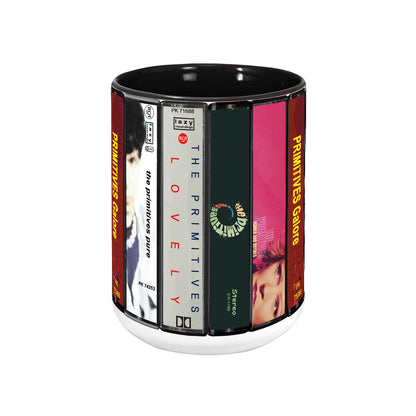 The Primitives Albums Cassette Collection Retro Accent Mug