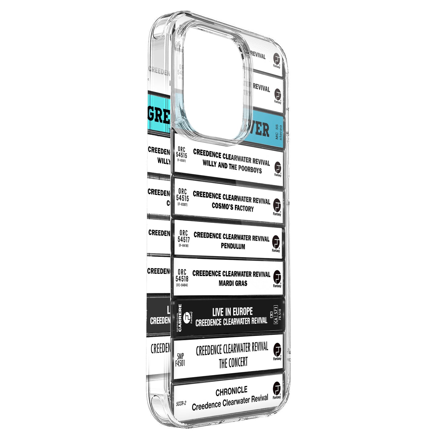 Creedence Clearwater Revival Albums Cassette Collection Retro Phone Case