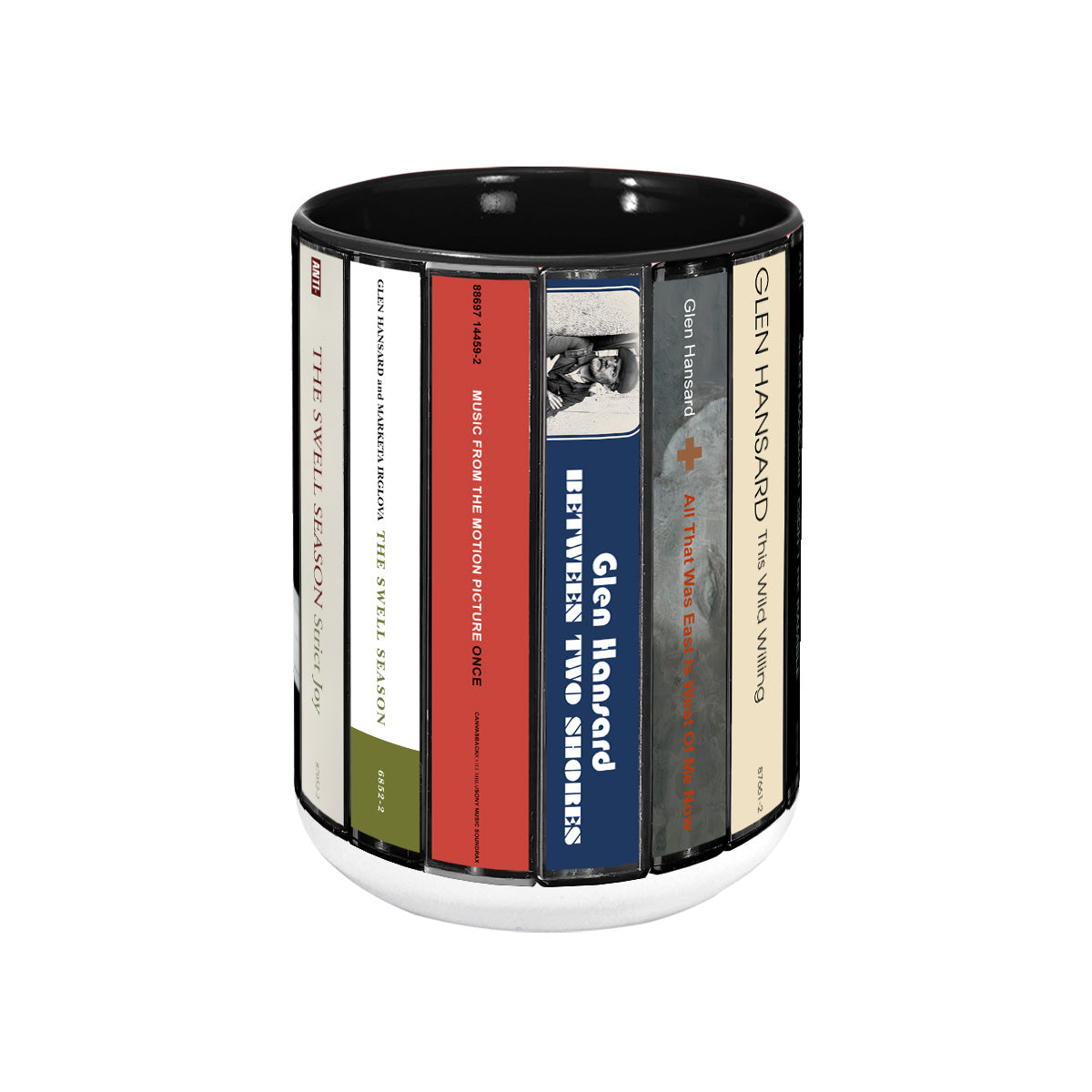 Glen Hansard Albums Cassette Collection Retro Accent Mug