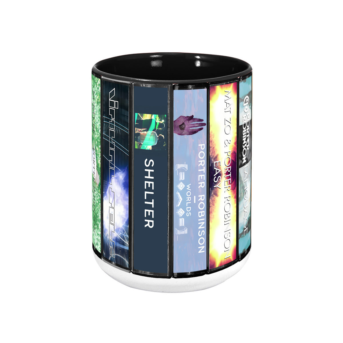 Porter Robinson Albums Cassette Collection Retro Accent Mug