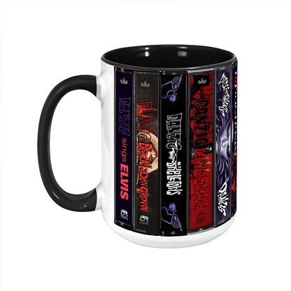 Danzig Albums Cassette Collection Retro Accent Mug