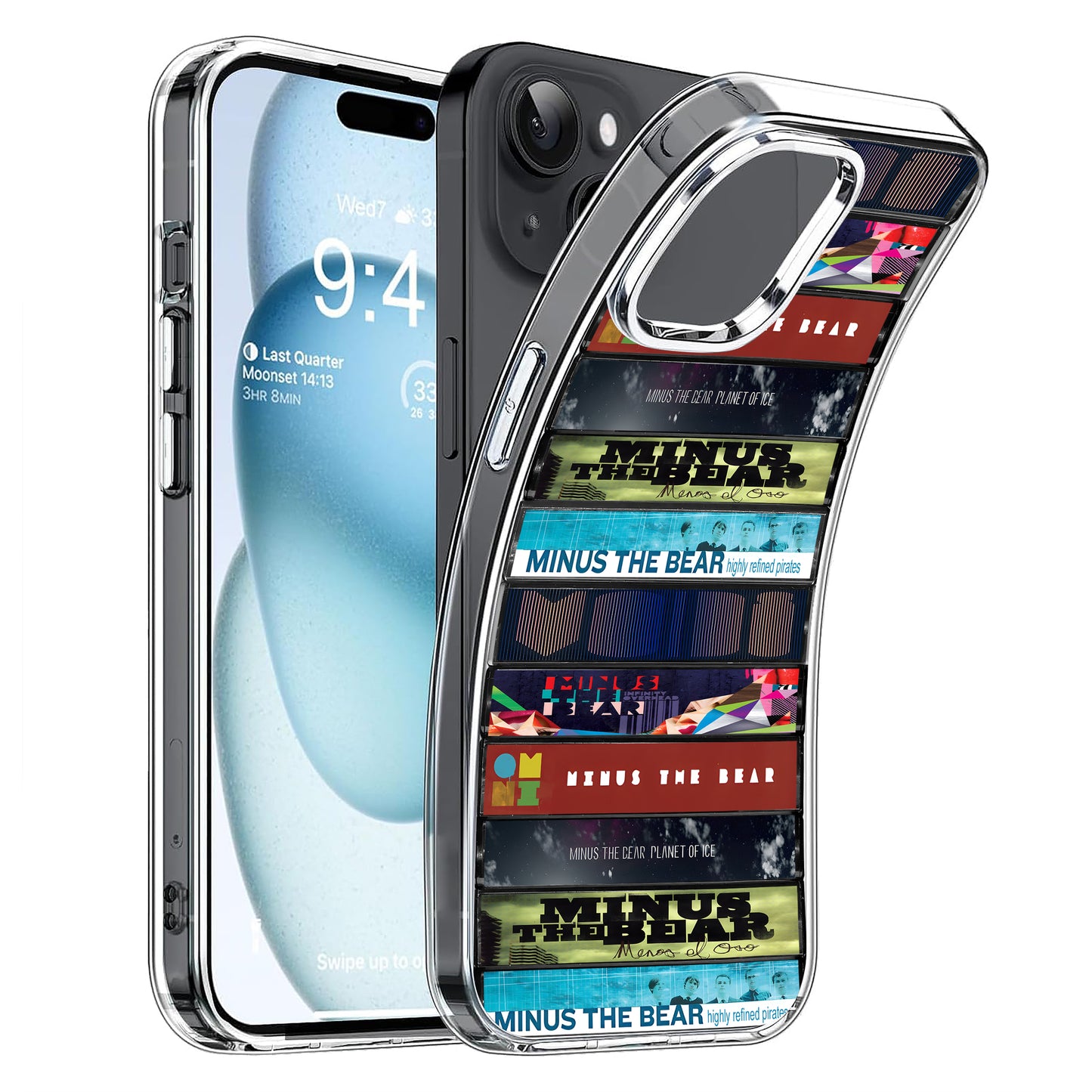 Minus the Bear Albums Cassette Collection Retro Phone Case