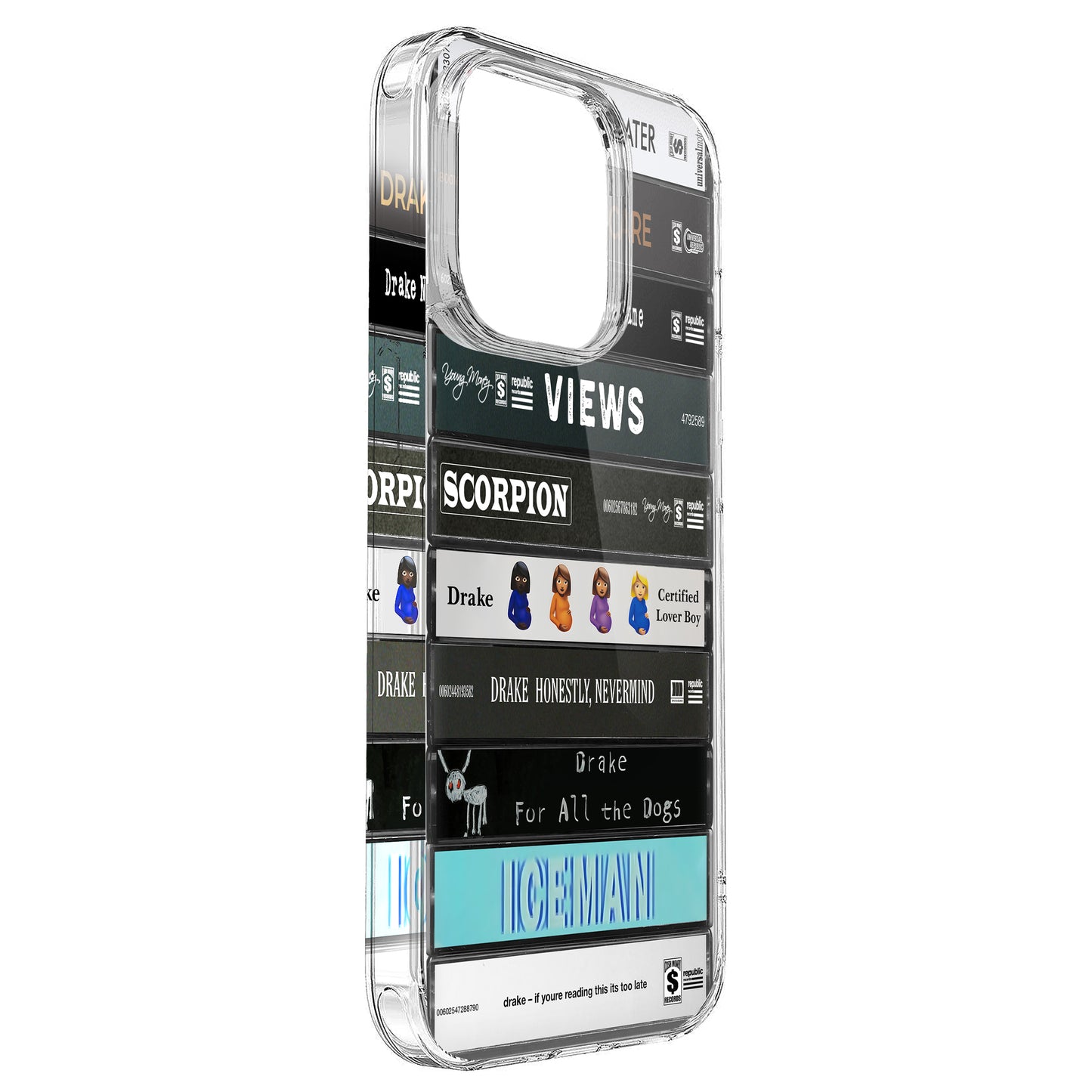 Drake Albums Cassette Collection Retro Phone Case