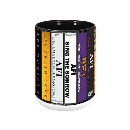 AFI Albums Cassette Collection Retro Accent Mug