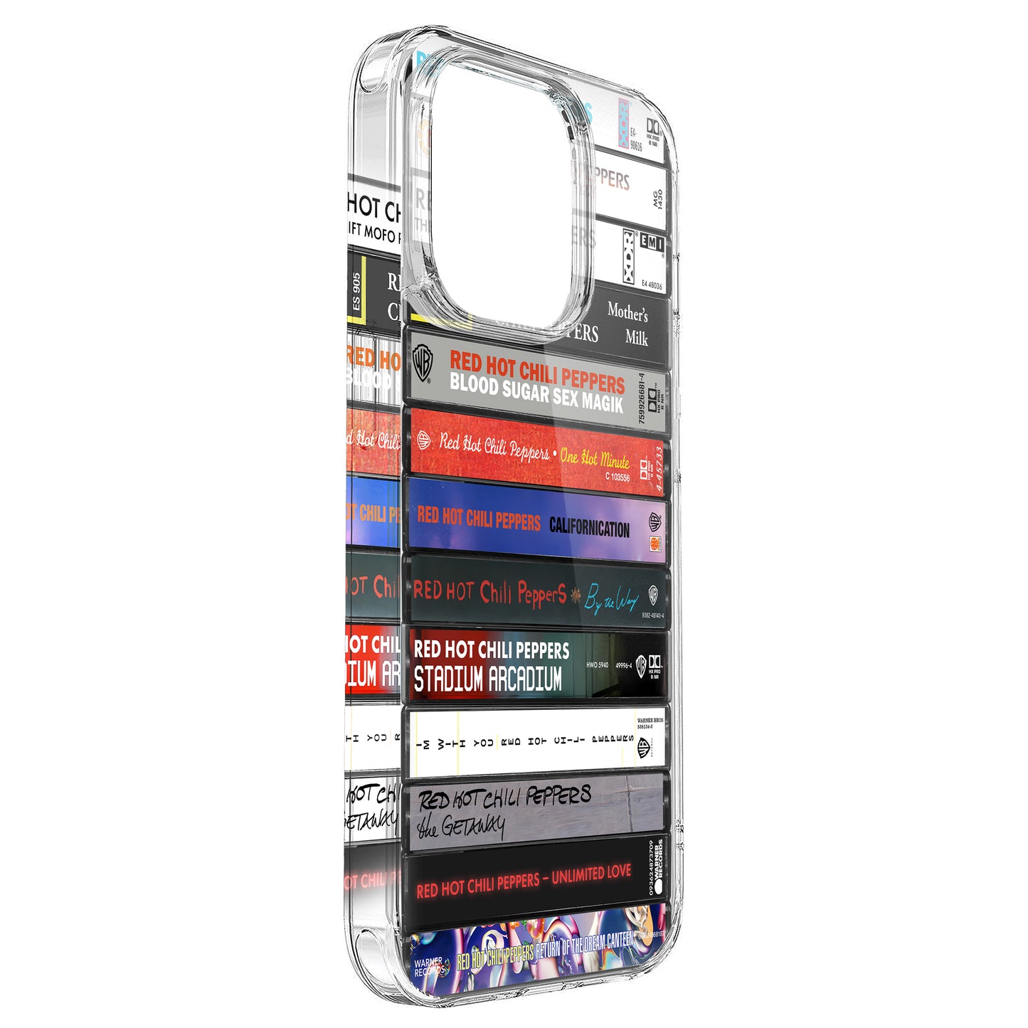 Red Hot Chili Peppers Albums Cassette Collection Retro MagSafe Phone Case