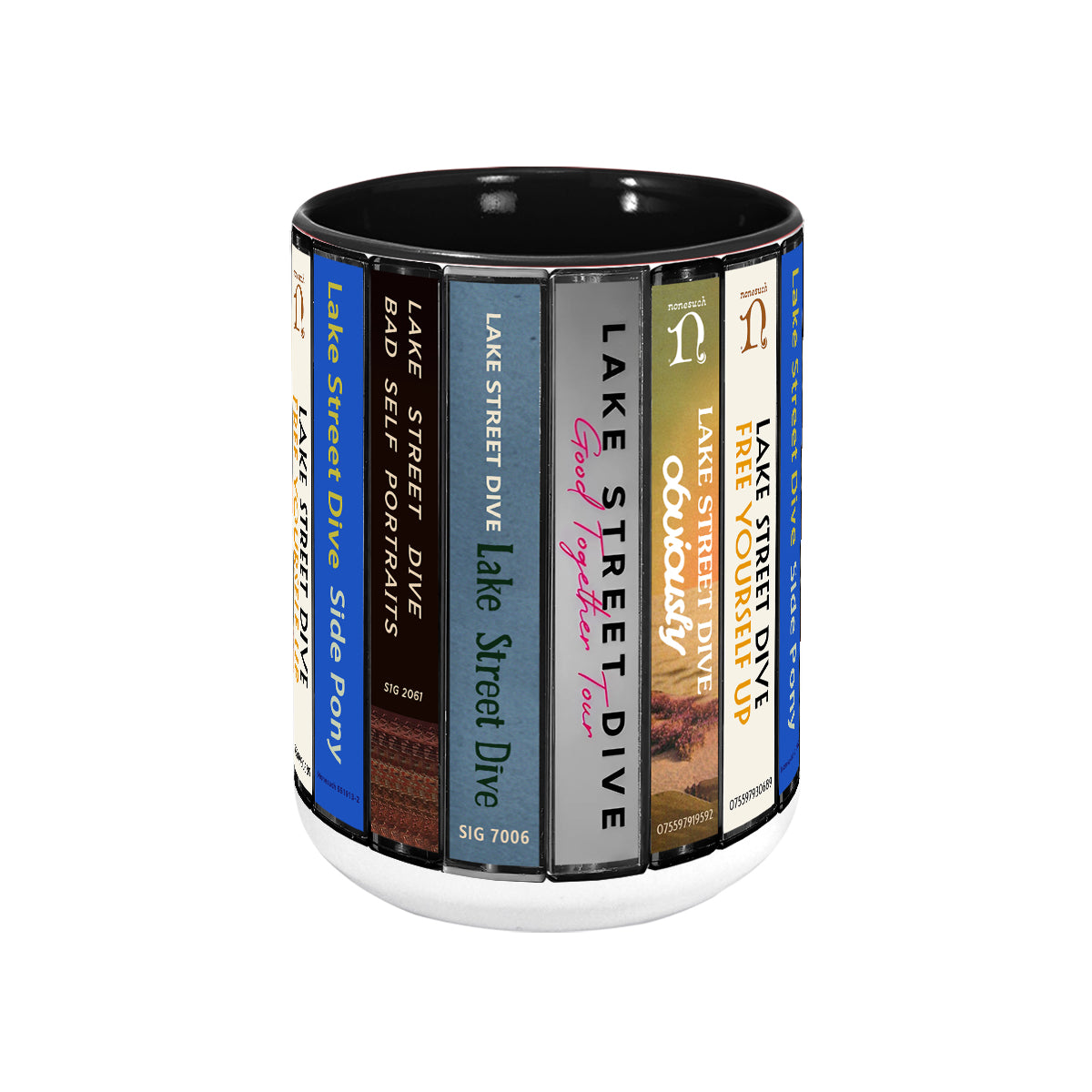 Lake Street Dive Albums Cassette Collection Retro Accent Mug
