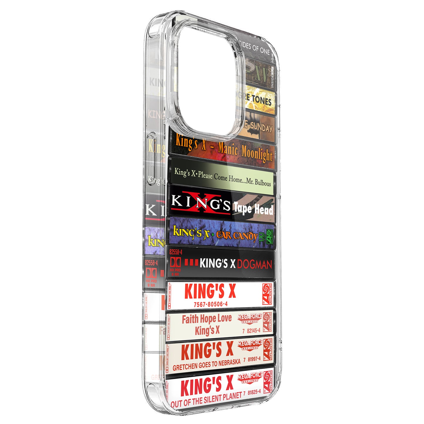 King's X Albums Cassette Collection Retro Phone Case