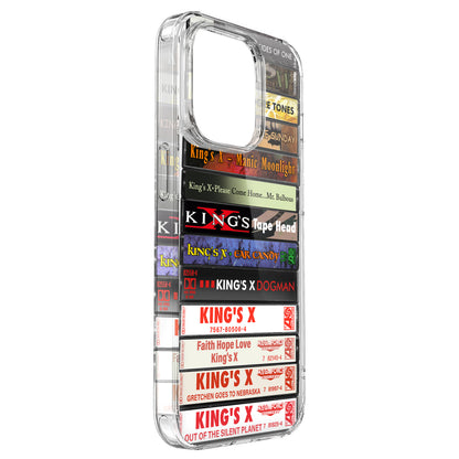King's X Albums Cassette Collection Retro Phone Case