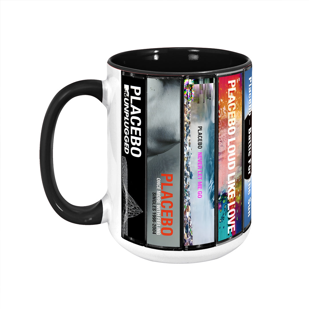 Placebo Albums Cassette Collection Retro Accent Mug