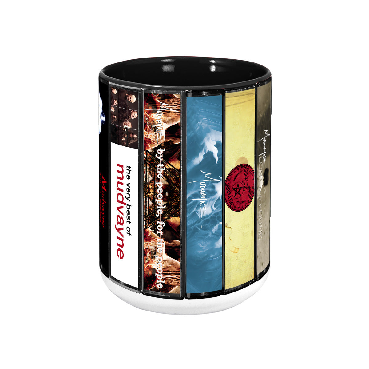 Mudvayne Albums Cassette Collection Retro Accent Mug