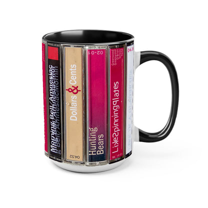 Radiohead Amnesiac Album Cassette Retro Accent Mug