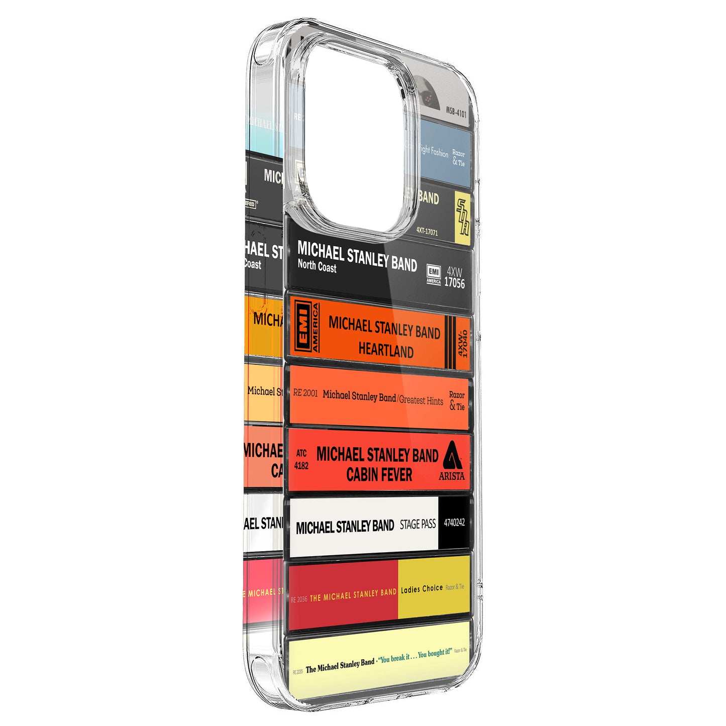 Michael Stanley Band Albums Cassette Collection Retro Phone Case
