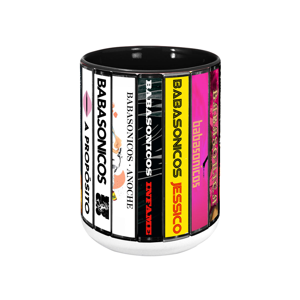 Babasonicos Albums Cassette Collection Retro Accent Mug