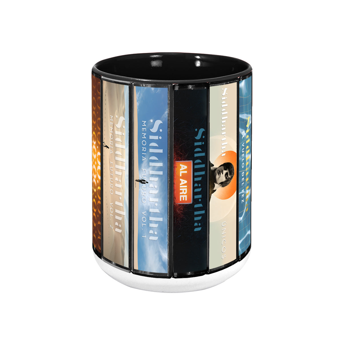 Siddhartha Albums Cassette Collection Retro Accent Mug