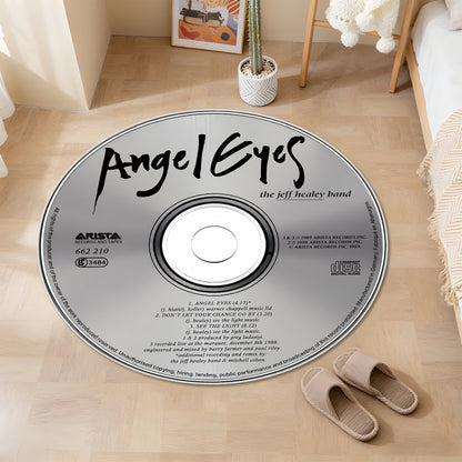Angel Eyes- Jeff Healy Band Album Music CD Round Rug