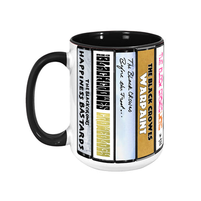 The Black Crowes Albums Cassette Collection Retro Accent Mug