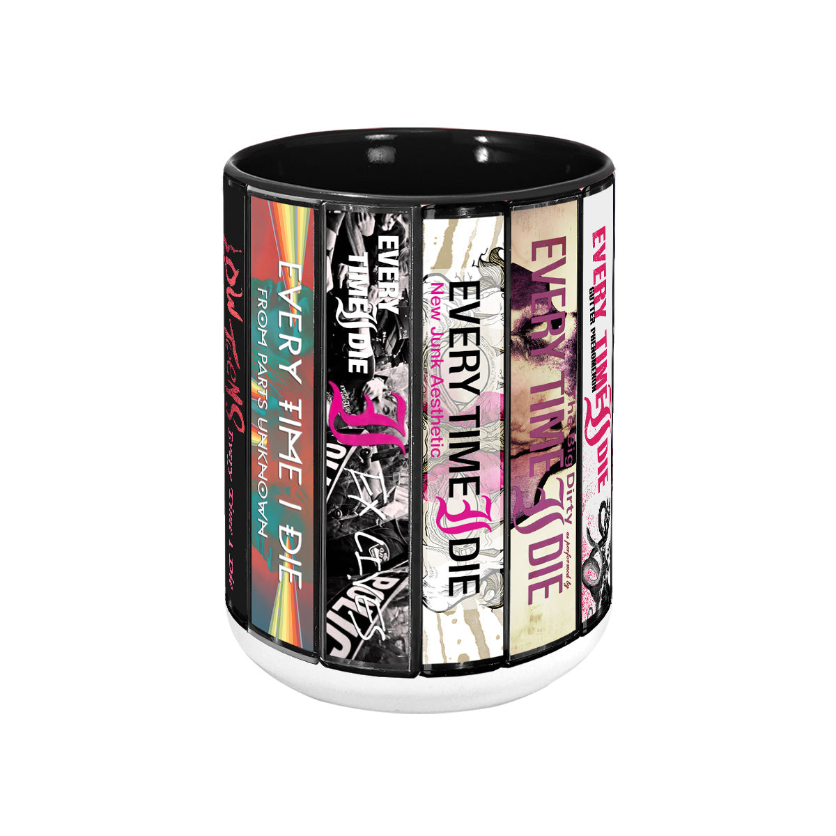Every Time I Die Albums Cassette Collection Retro Accent Mug