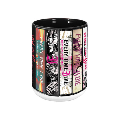 Every Time I Die Albums Cassette Collection Retro Accent Mug